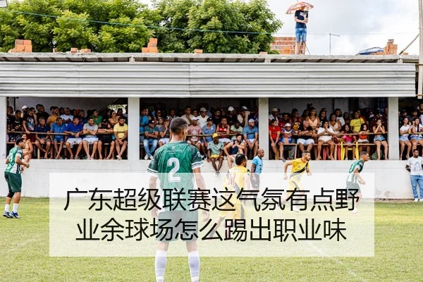 广东超级联赛这气氛有点野 业余球场怎么踢出职业味